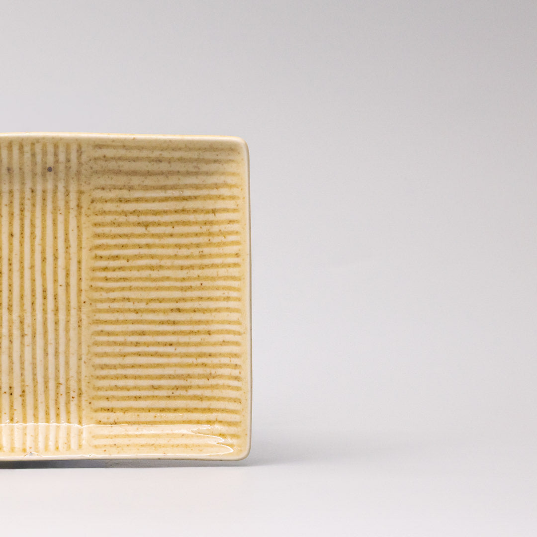 Plate Rectangular 21cm Biscuit Glaze - Image 2