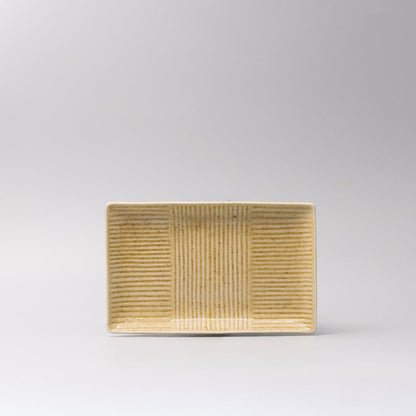 Plate Rectangular 21cm Biscuit Glaze - Image 4