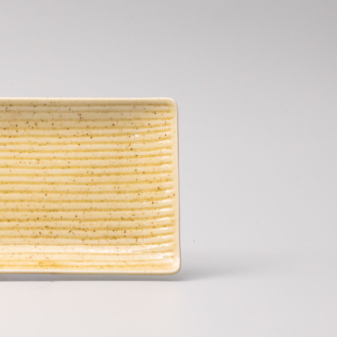 Plate Rectangular Sashimi 33cm Honey Glaze - Image 2