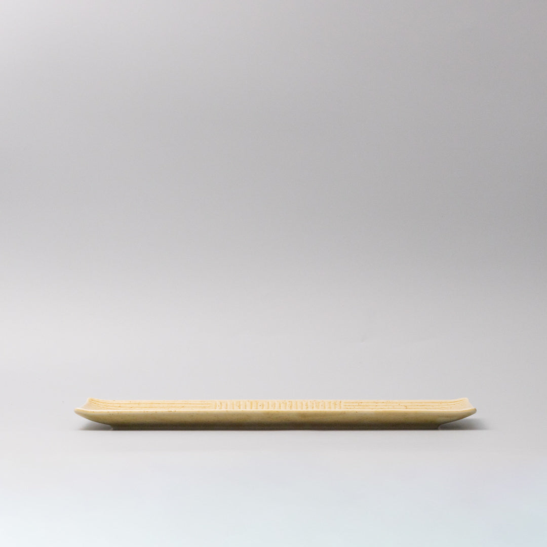 Plate Rectangular Sashimi 33cm Honey Glaze - Image 4