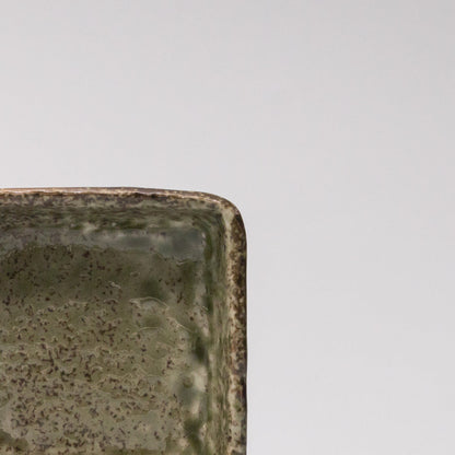 Sauce Dish Square 8cm Sage Glaze - Image 2