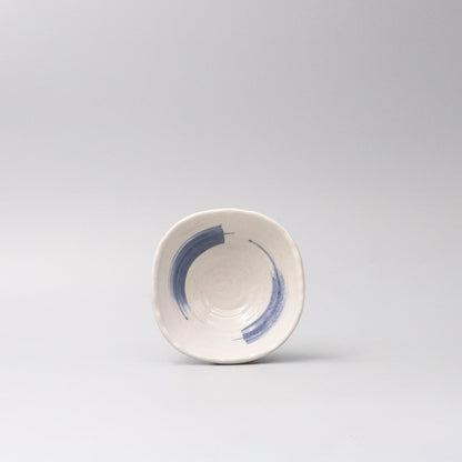 Bowl 14cm Blue Swirl Glaze - Image 4