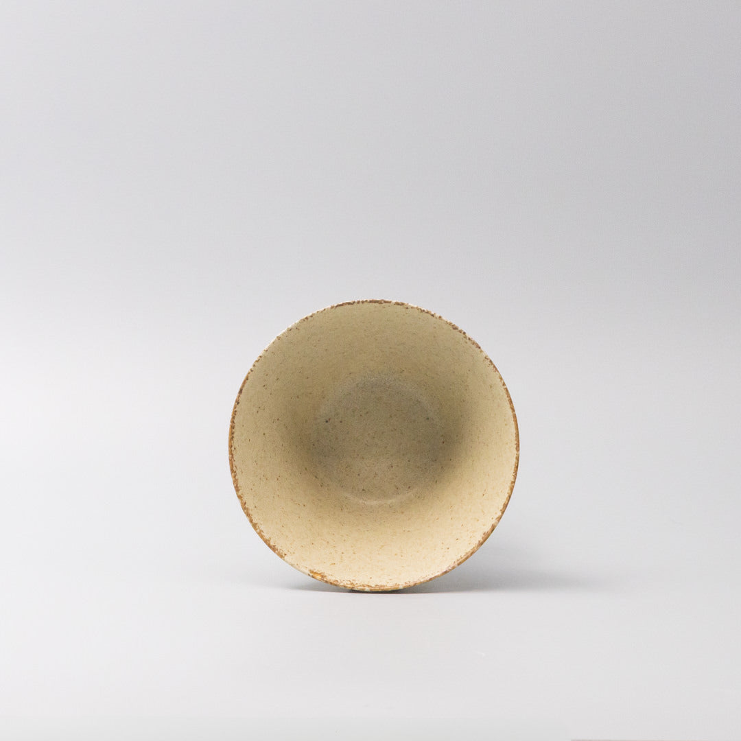 Bowl Fluted 13cm Sand Fade Glaze - Image 3