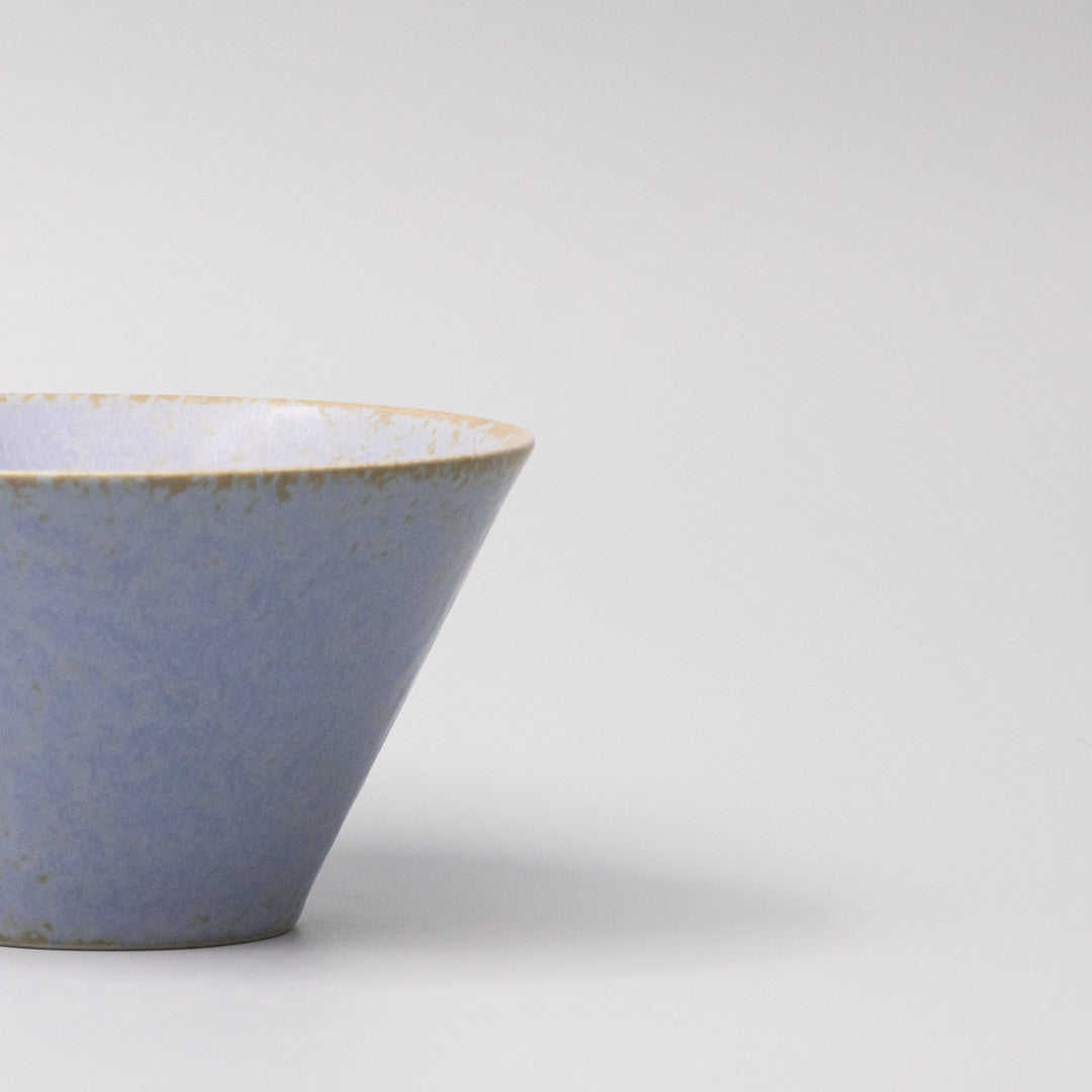 Bowl Fluted 13cm Blue Fade Glaze - Image 2