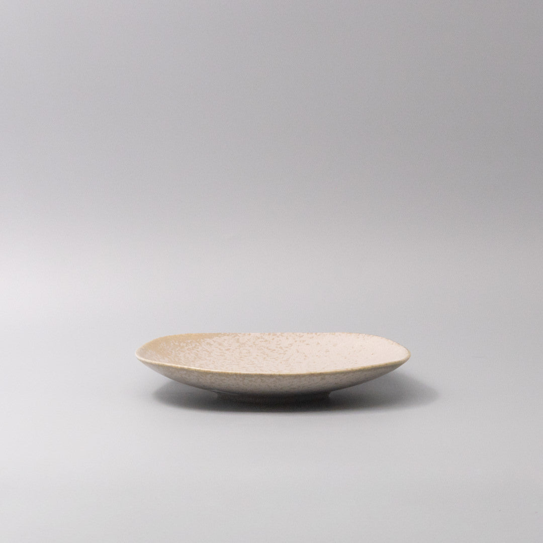 Side Plate 20cm White Fade Glaze - Image 2