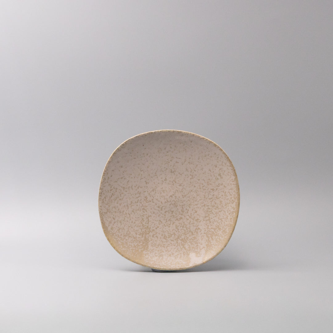 Side Plate 20cm White Fade Glaze - Image 3