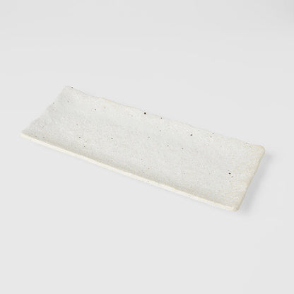 Sashimi Plate 29cm Shell White Glaze