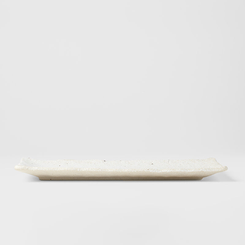 Sashimi Plate 29cm Shell White Glaze - Image 5