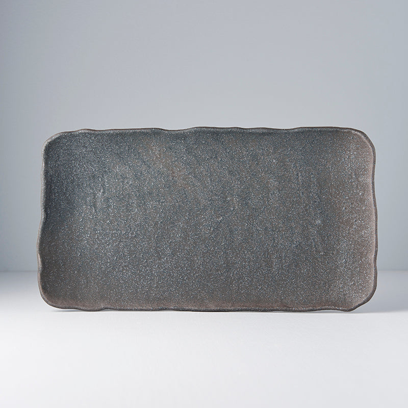 Platter Rectangular 35cm Stone Slab Glaze - Image 4