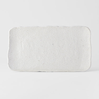 Platter Rectangular 35cm Shell White Glaze - Image 4