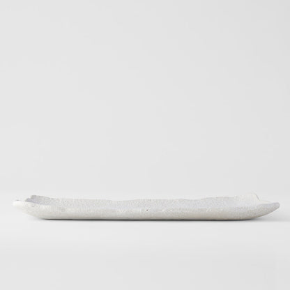 Platter Rectangular 35cm Shell White Glaze - Image 5