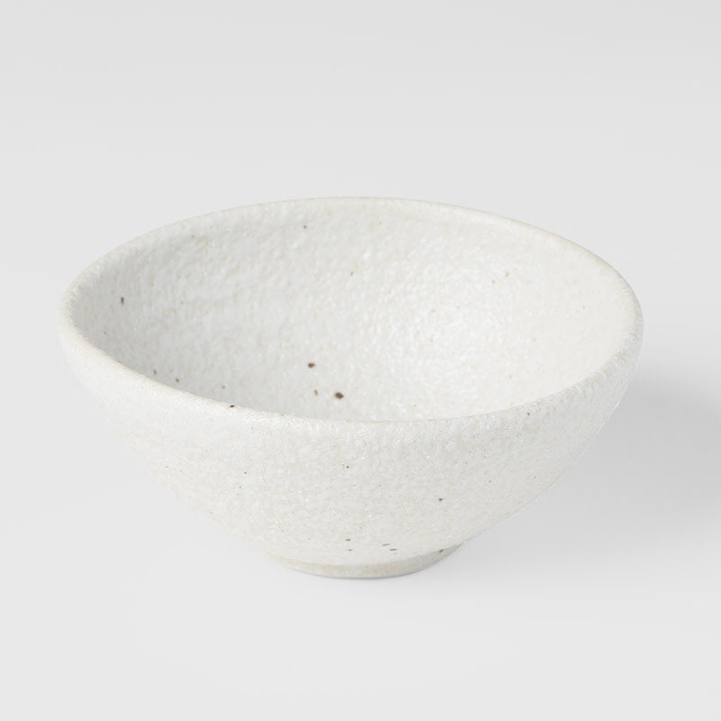 Egg Shaped Bowl 13cm Shell White Glaze - Image 2