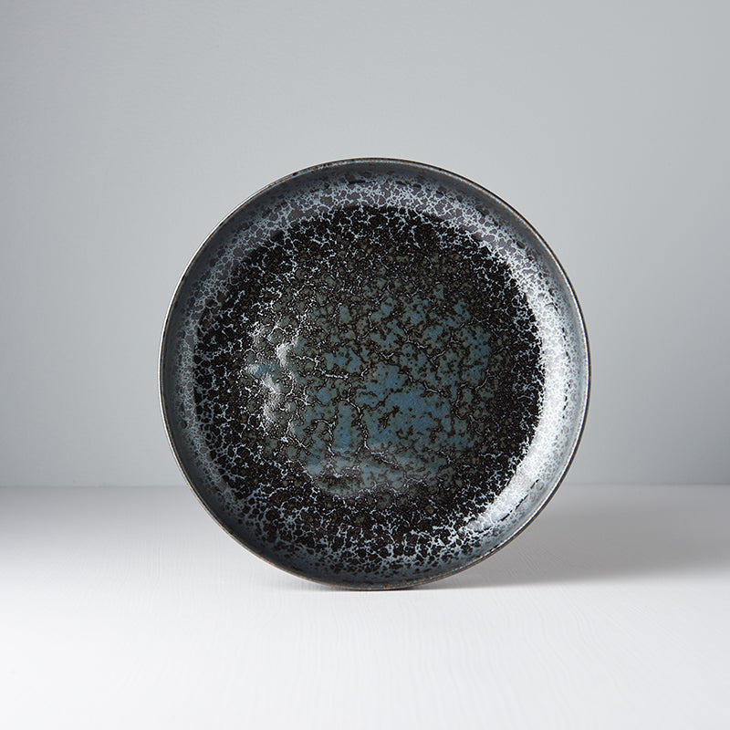 Plate High Rim 22cm Black Pearl Glaze - Image 3