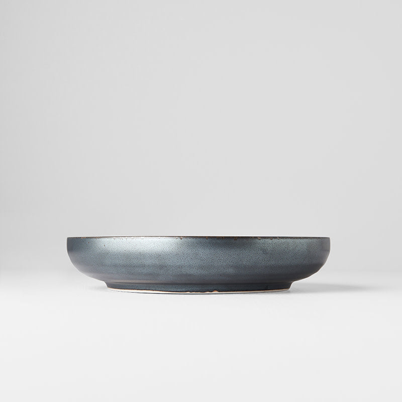 Plate High Rim 22cm Black Pearl Glaze - Image 5