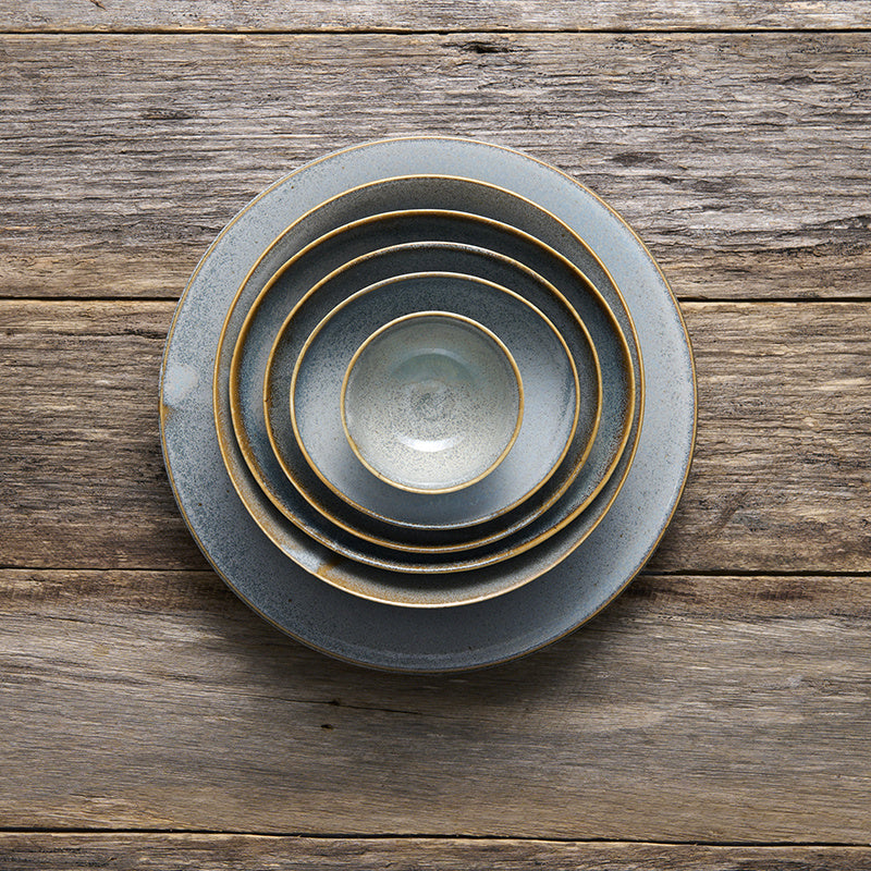 Tea Cup 120ml Steel Grey Glaze - Image 5