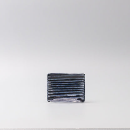 Sauce Dish 10cm Mamezara Blue Contour Glaze - Image 5