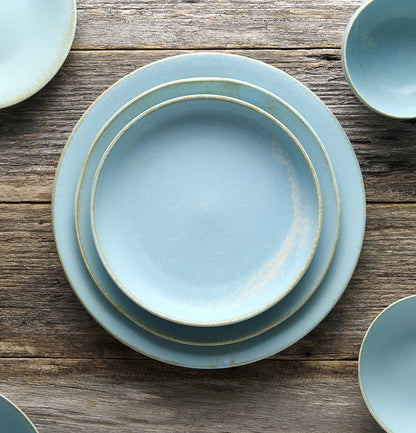 Side Plate 21cm Soda Blue Glaze - Image 5