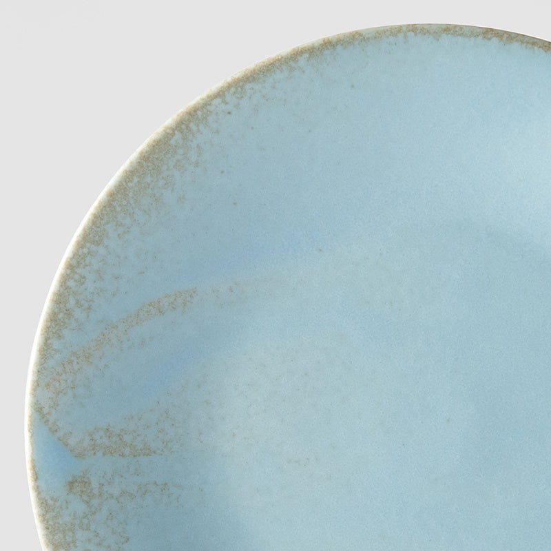 Tapas Plate 17cm Soda Blue Glaze - Image 2