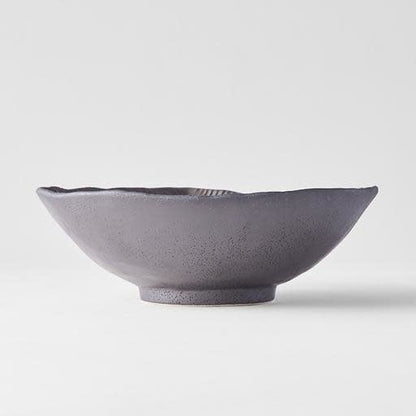 Bowl Leaf Shaped 24cm Midori Green Glaze - Image 2