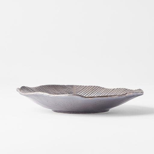 Plate Leaf Shape 16cm Midori Green Glaze - Image 3