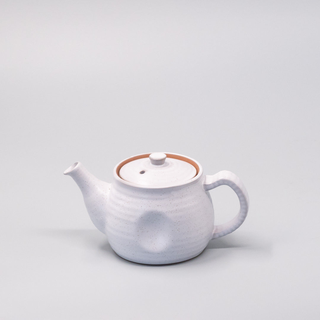 Teapot 300ml Speckled White Glaze - Image 2
