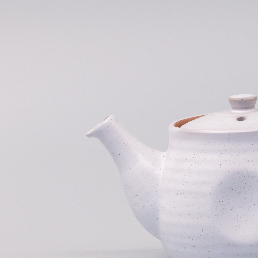 Teapot 300ml Speckled White Glaze - Image 4
