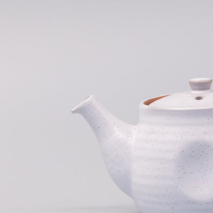 Teapot 300ml Speckled White Glaze - Image 4