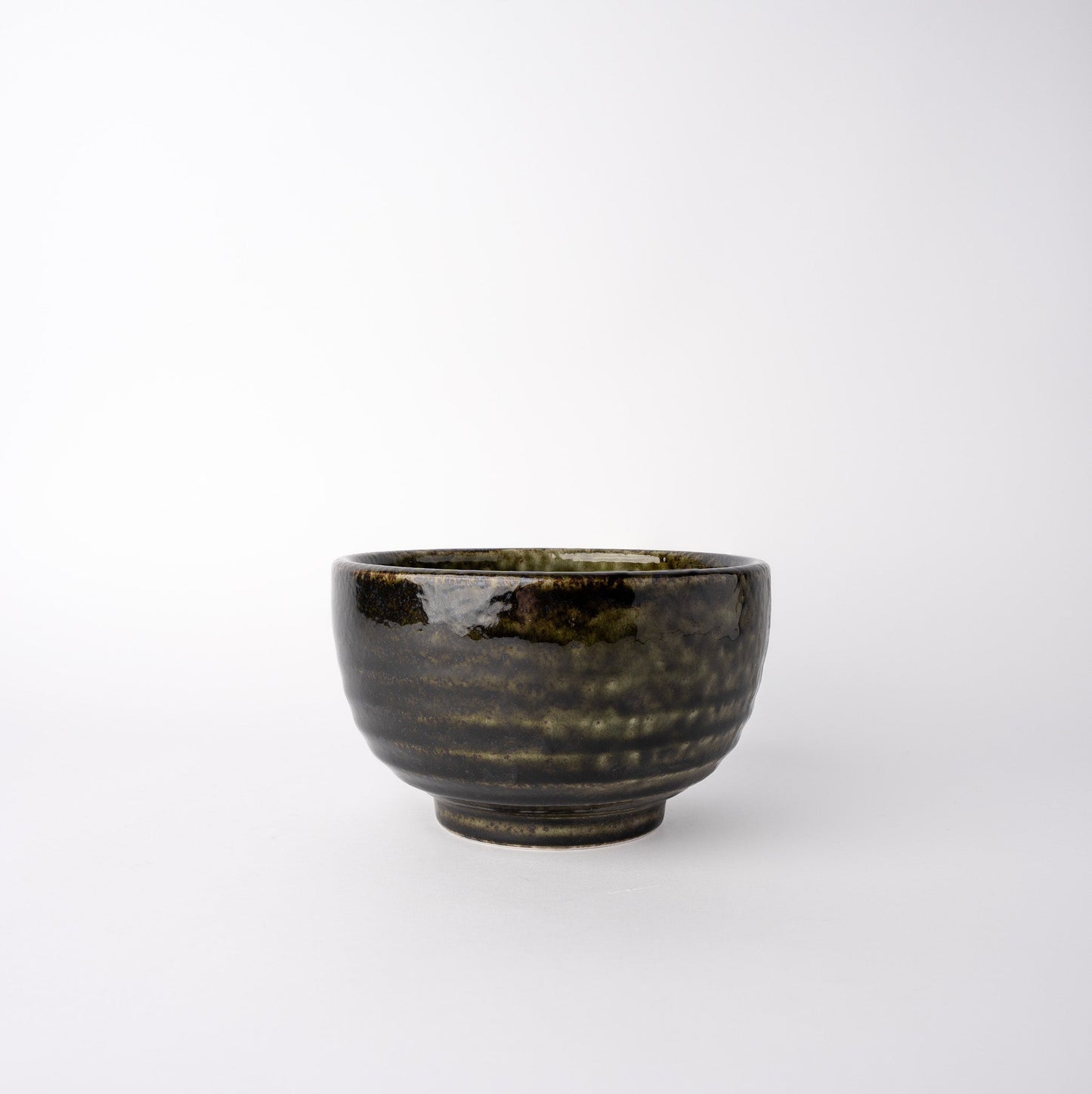 Udon Bowl 16cm Black Moss Glaze - Image 3