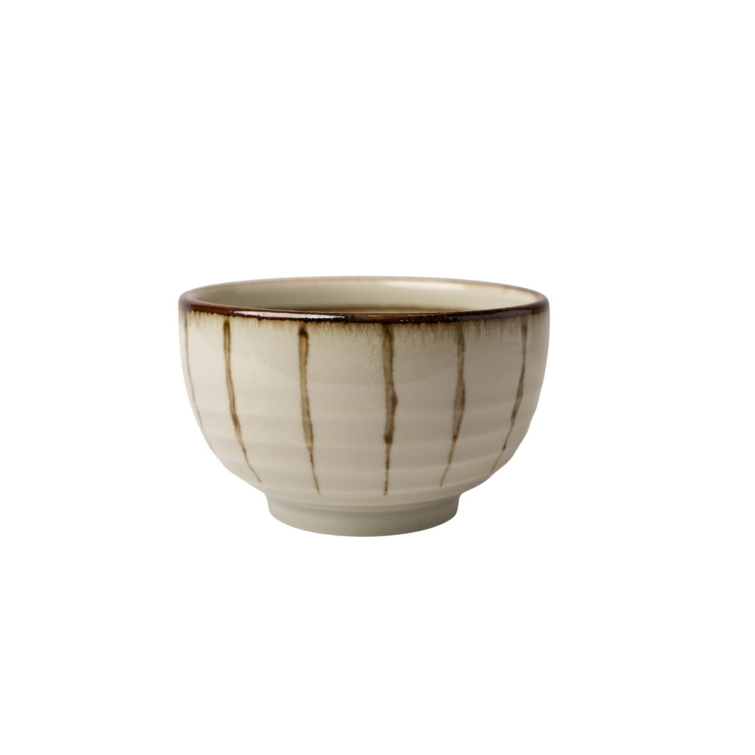 Udon Bowl 16cm Cream Bisque Glaze - Image 2