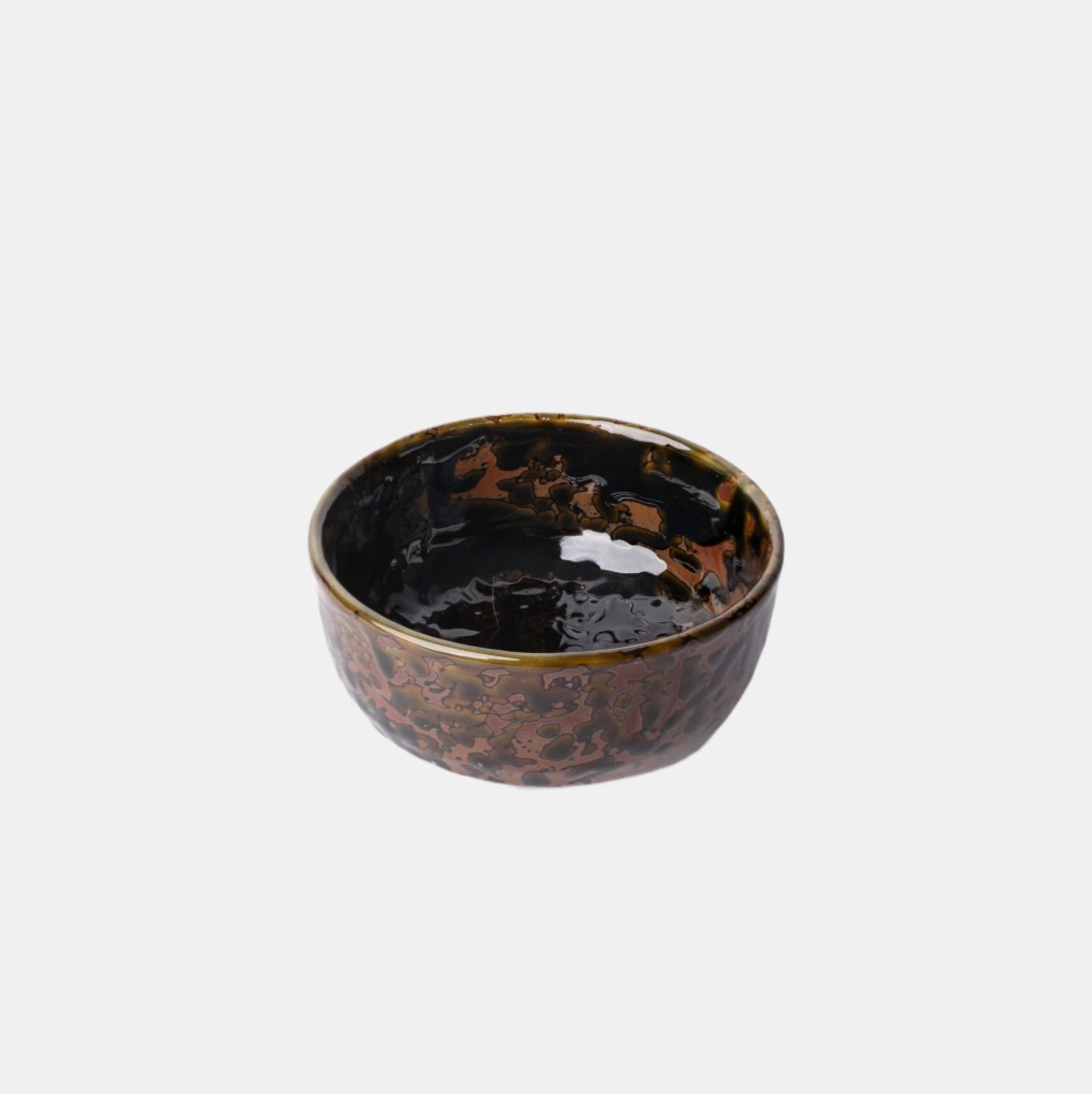 Bowl 11cm Moss Swirl Glaze