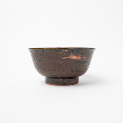 Bowl 17cm Moss Swirl Glaze - Image 3