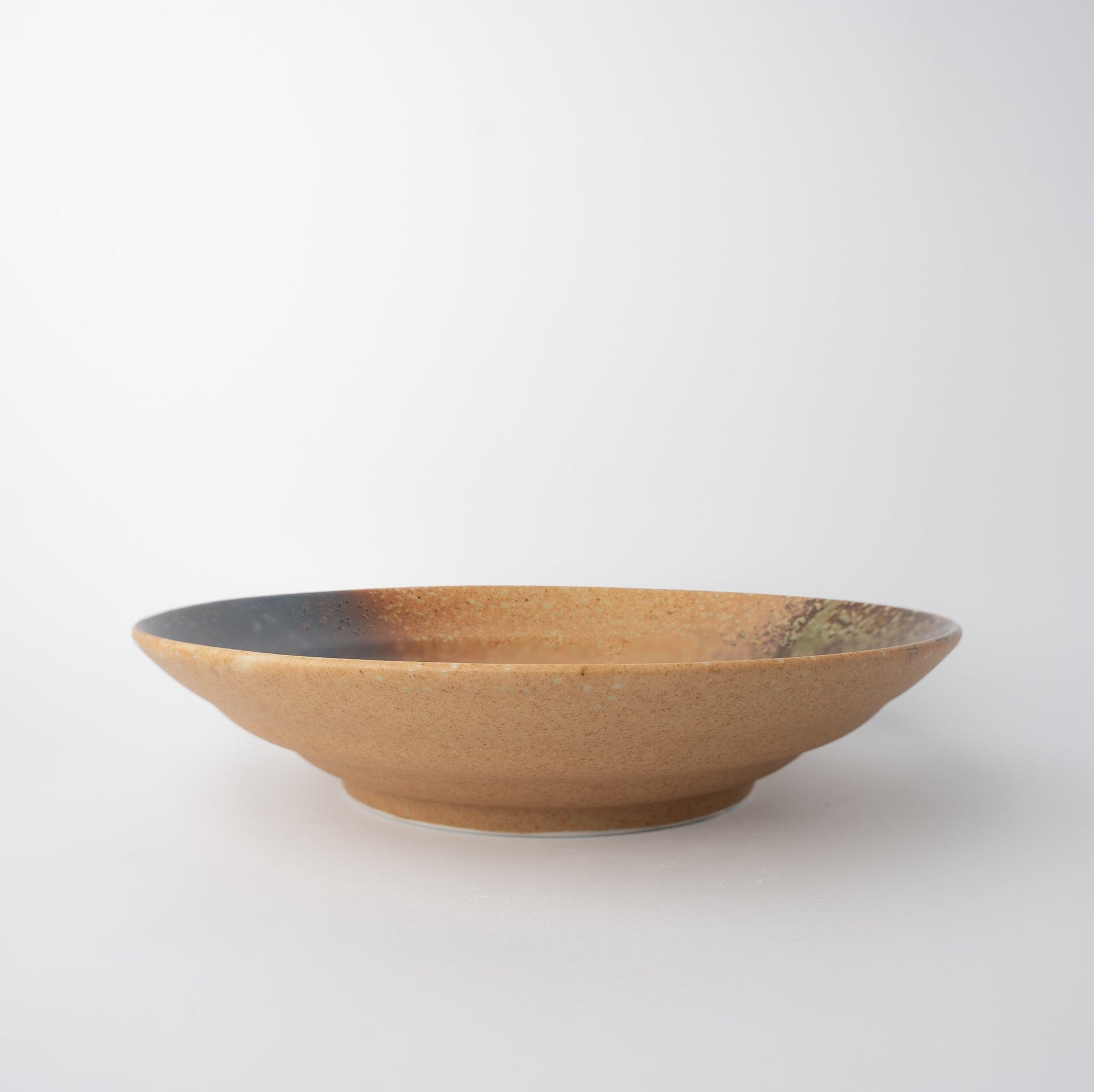 Serving Bowl Flat Base 29cm Wabi Sabi Glaze - Image 3