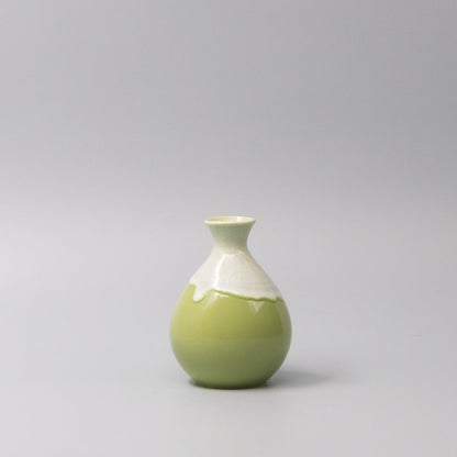 Sake Jug 300ml Pistachio White Drip - Image 3