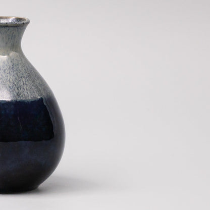 Sake Jug 300ml Denim Drip Glaze - Image 4