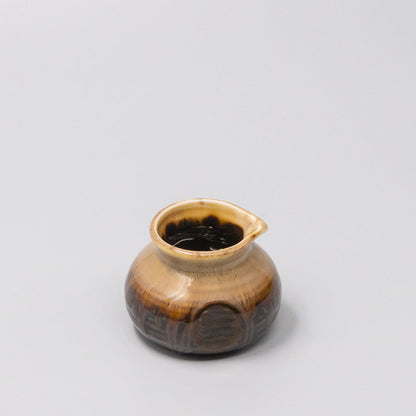 Pourer 120ml Chesnut Gloss Sunflower Drip Glaze