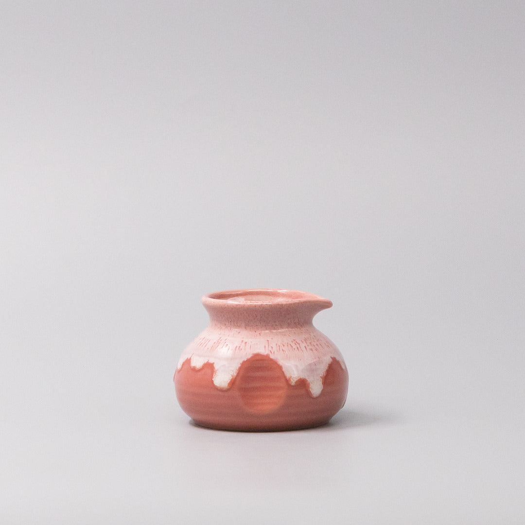 Pourer 120ml Coral Pink White Drip - Image 4