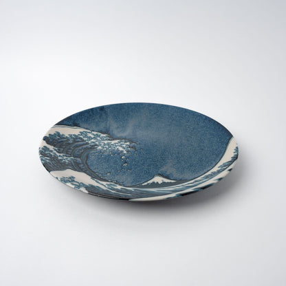 Plate 27.5cm Hokusai Great Wave Design