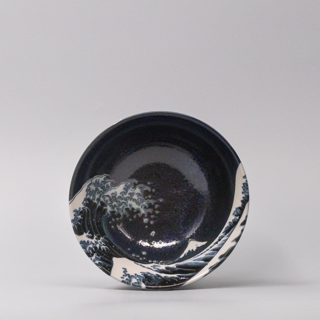 Rice Bowl 15cm Hokusai Great Wave Design - Image 3