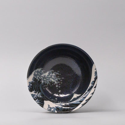 Rice Bowl 15cm Hokusai Great Wave Design - Image 3