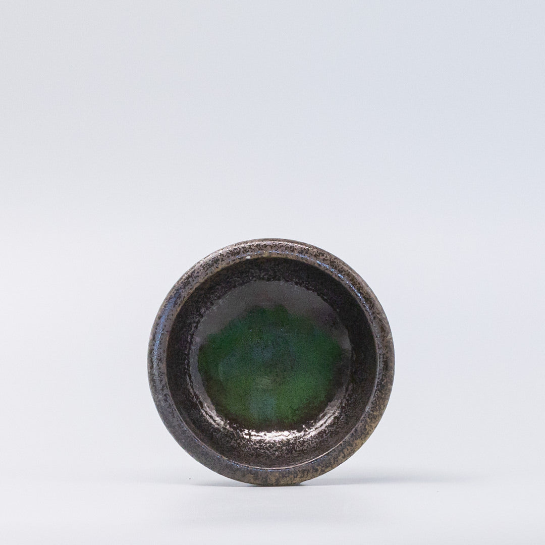 Bowl 12cm Forest Glass Glaze - Image 3
