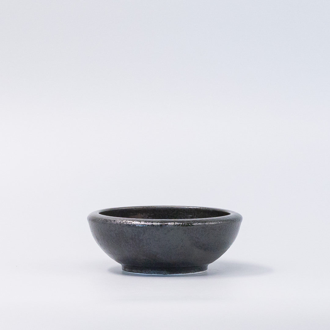 Bowl 12cm Gold Brush Glaze - Image 4