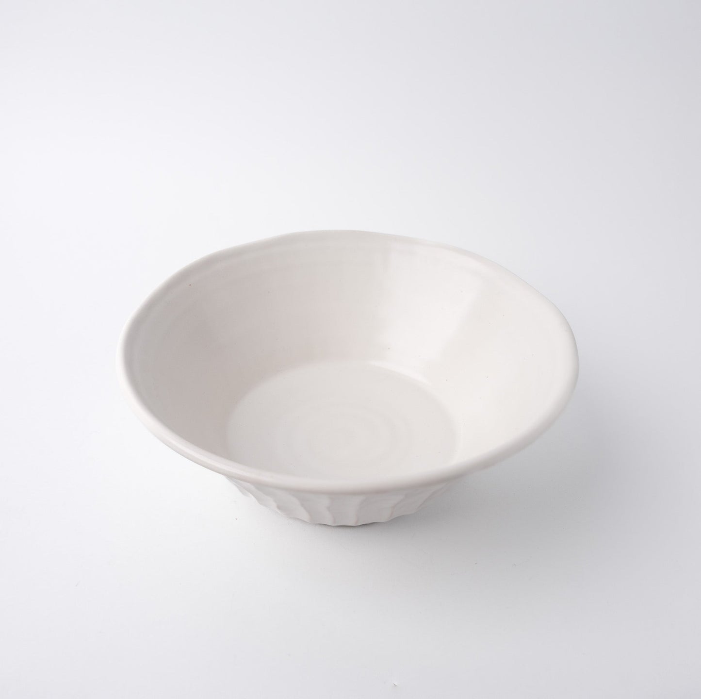 Bowl 21cm Shinogi White Wash Glaze - Image 2
