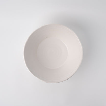 Bowl 21cm Shinogi White Wash Glaze - Image 3