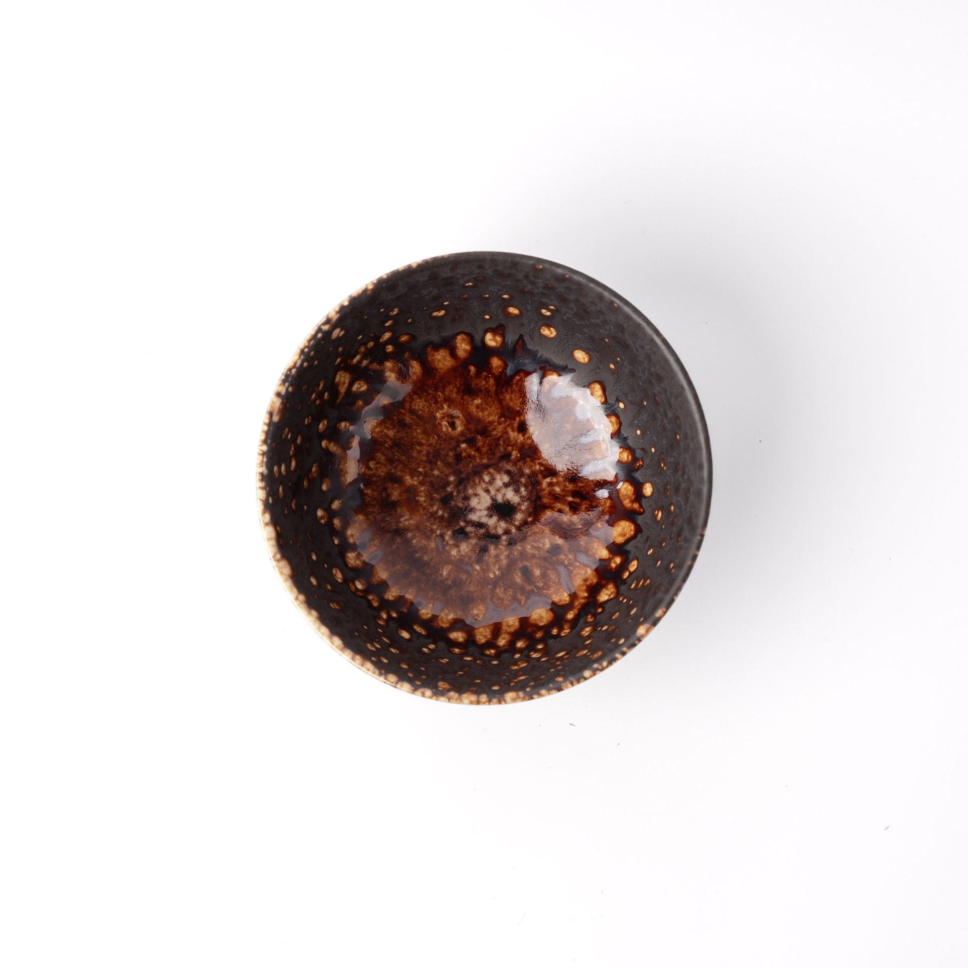 Open Bowl 12cm Craft Rust Glaze - Image 3