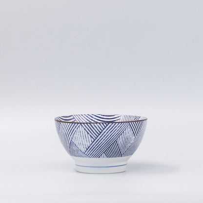 Bowl 16cm Thatched Navy Design - Image 4