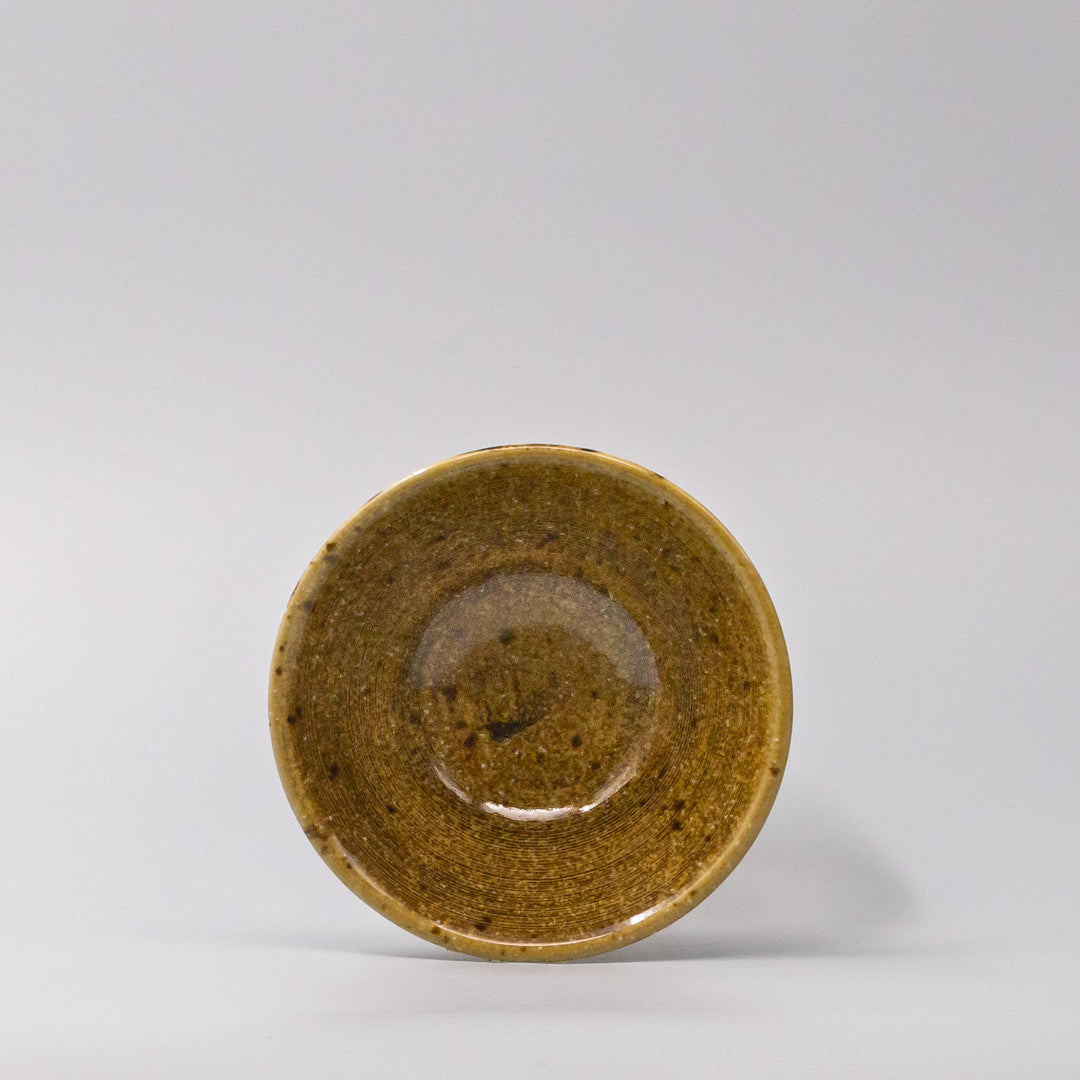 Bowl 12.6cm Shinogi Caramel Glaze - Image 3
