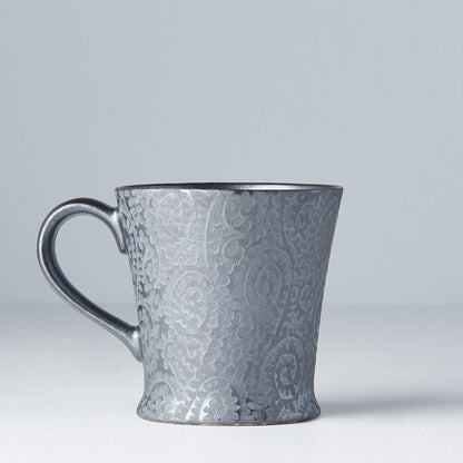 Mug 200ml Black Scroll Design - Image 2