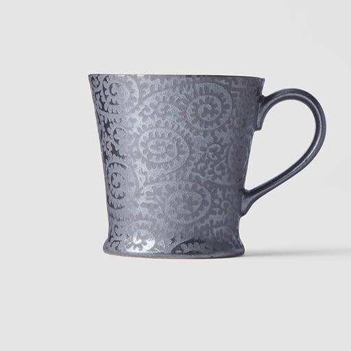 Mug 200ml Black Scroll Design - Image 5