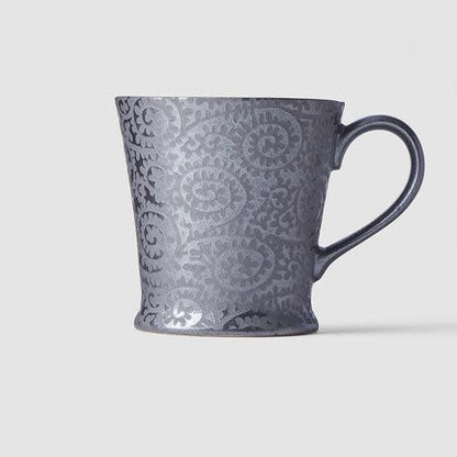 Mug 200ml Black Scroll Design - Image 5