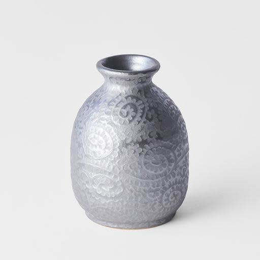 Sake Jug 300ml Black Scroll Glaze - Image 5